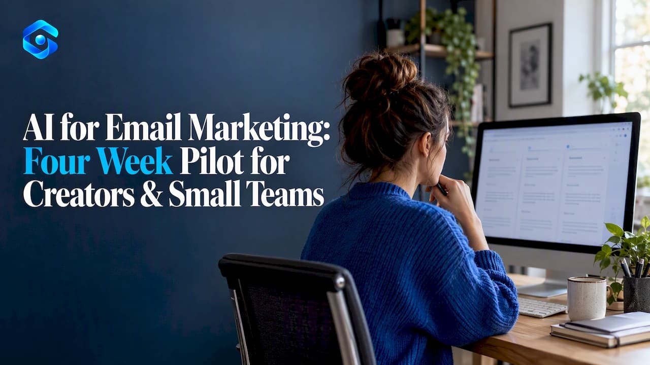 AI for Email Marketing: Four Week Pilot for Creators & Small Teams