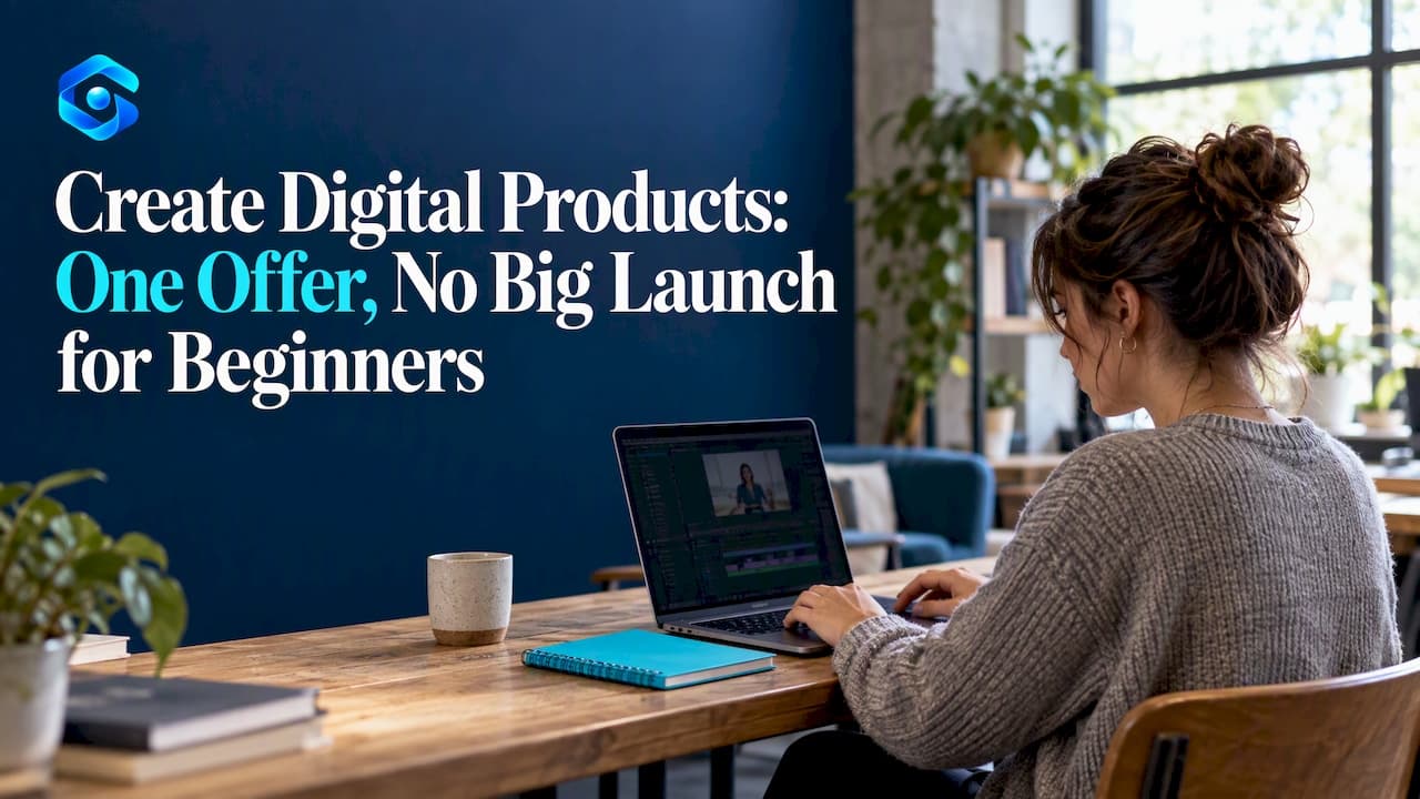 Create Digital Products: One Offer, No Big Launch for Beginners