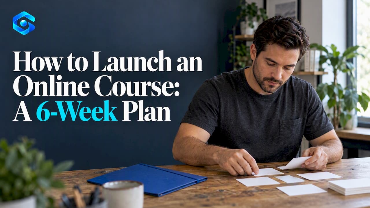 How to Launch an Online Course: A 6-Week Plan